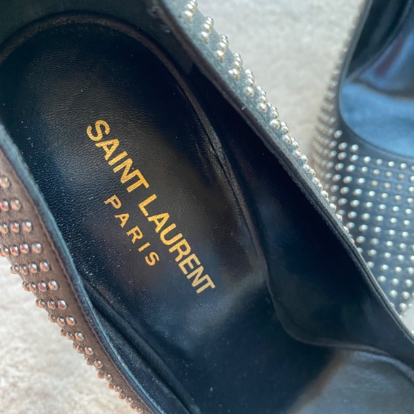 Saint Laurent black heels size 40.5 - Picture 4 of 4